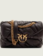 Pinko De piele geantă pe umăr Love Puff Crinckle Mini