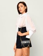 Pinko De piele geantă pe umăr Phone Pocket Chain
