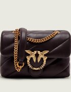 Pinko De piele geantă pe umăr Puff Mini New Buckle