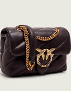 Pinko De piele geantă pe umăr Puff Mini New Buckle