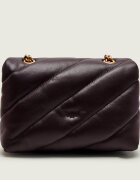 Pinko De piele geantă pe umăr Puff Mini New Buckle