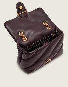 Pinko De piele geantă pe umăr Puff Mini New Buckle