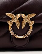 Pinko De piele geantă pe umăr Puff Mini New Buckle