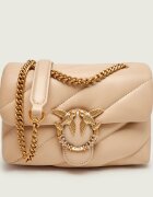 Pinko De piele geantă pe umăr Puff Mini New Buckle