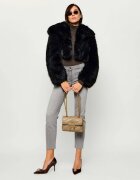 Pinko De piele geantă pe umăr Puff Mini New Buckle