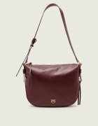 Pinko De piele geantă pe umăr Zip Around Classic
