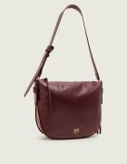 Pinko De piele geantă pe umăr Zip Around Classic