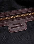 Pinko De piele geantă pe umăr Zip Around Classic