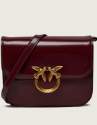 Pinko De piele geantă poștaș Love Box Bag Mini