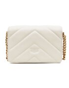 Pinko De piele geantă poștaș Love Click Mini