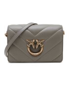 Pinko De piele geantă poștaș Love Click Mini