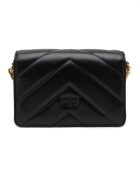 Pinko De piele geantă poștaș Love Click Mini