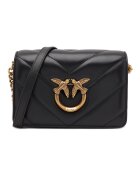 Pinko De piele geantă poștaș Love Click Mini