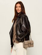 Pinko De piele geantă poștaș Love One Mini Cl