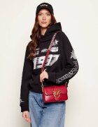 Pinko De piele geantă poștaș LOVE ONE MINI SLOUCHY