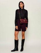 Pinko De piele geantă poștaș Love One Slouchy Cl