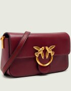 Pinko De piele geantă poștaș Love One Slouchy Mini