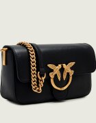 Pinko De piele geantă poștaș Love One Slouchy Mini