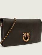 Pinko De piele geantă poștaș/poșetă plic CLICK SOFT HORIZONTAL CLASSIC