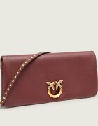 Pinko De piele geantă poștaș/poșetă plic Click Soft Horizontal Classic