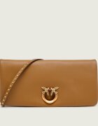 Pinko De piele geantă poștaș/poșetă plic Click Soft Horizontal Classic
