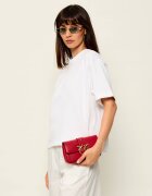 Pinko De piele geantă poștaș/poșetă plic Love One Pocket