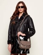 Pinko De piele geantă poștaș SADDLE MINI