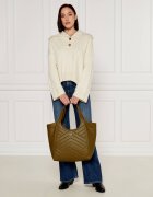 Pinko De piele geantă shopper Puzzle