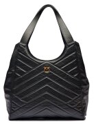 Pinko De piele geantă shopper Puzzle