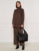 Pinko De piele geantă shopper Puzzle