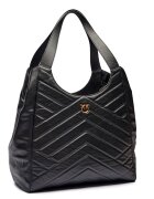 Pinko De piele geantă shopper Puzzle