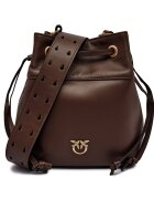 Pinko De piele geantă tip sac Secchiello Mini