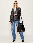 Pinko De piele geantă tip sac SLOUCHY EXTRA