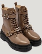 Pinko De piele ghete biker Mia 19