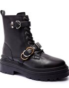 Pinko De piele ghete biker Mia 19