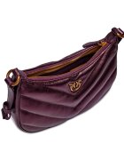 Pinko De piele hobo Half Moon Mini