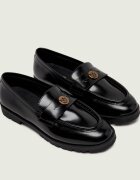 Pinko De piele pantofi loafer Nora 07