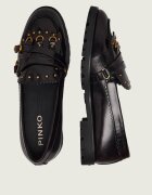 Pinko De piele pantofi loafer Nora 08