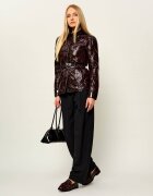 Pinko De piele pantofi loafer Nora 08