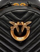 Pinko De piele rucsac LOVE CLICK MINI