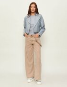 Pinko Geacă de piele CARLENE | Cropped Fit