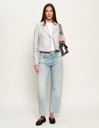 Pinko Geacă de piele NEW SENSIBILE | Cropped Fit