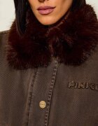 Pinko Geacă parka Garlate | Cropped Fit | shearling