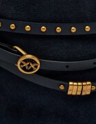 Pinko Geantă pe umăr Bucket Belt Mini | piele întoarsă
