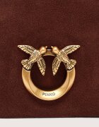 Pinko Geantă pe umăr Click Soft Horizontal Classic | piele întoarsă