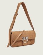 Pinko Geantă pe umăr LOVE ONE SLOUCHY CLASSIC | piele întoarsă