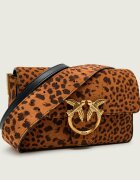 Pinko Geantă pe umăr LOVE ONE SLOUCHY MINI | piele întoarsă