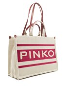 Pinko Geantă pe umăr Shopper Canvas Riciclato