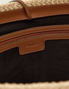 Pinko Geantă shopper BUCKET BIG TRITTICO cu adaos de piele