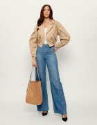 Pinko Geantă shopper BUCKET BIG TRITTICO | piele întoarsă